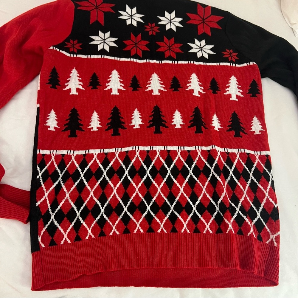 Louisville Cardinals Ugly Christmas Sweater Collegiate Size Large - Picture 6 of 6